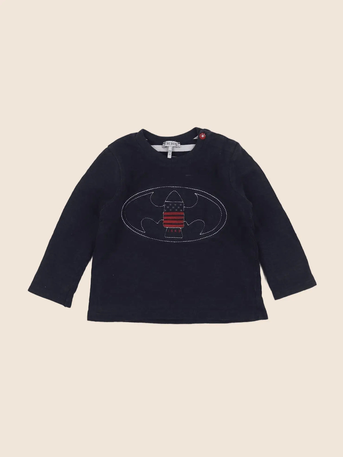 IKKS - tee-shirt bleu - 12 mois