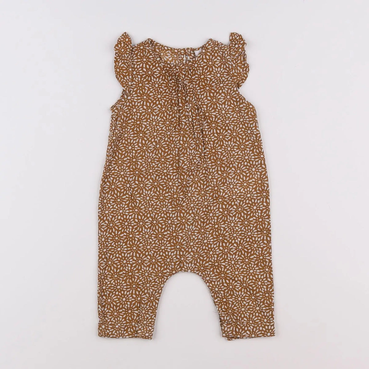 Vertbaudet - combinaison marron - 3 mois
