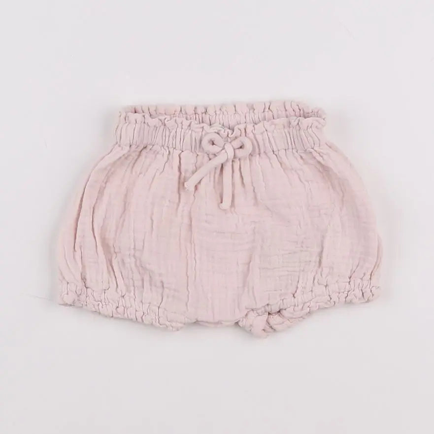 Vertbaudet - bloomer rose - 3 mois