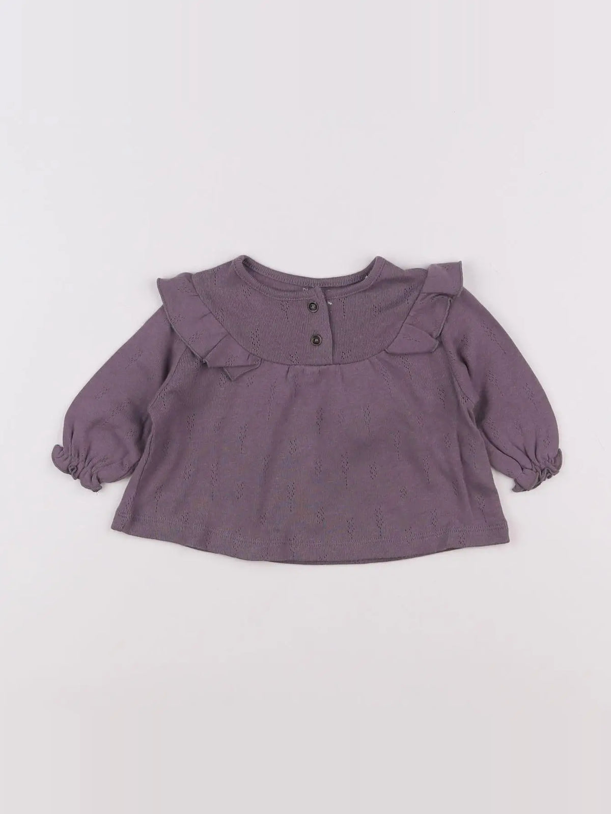 Play Up - tee-shirt violet - 3 mois