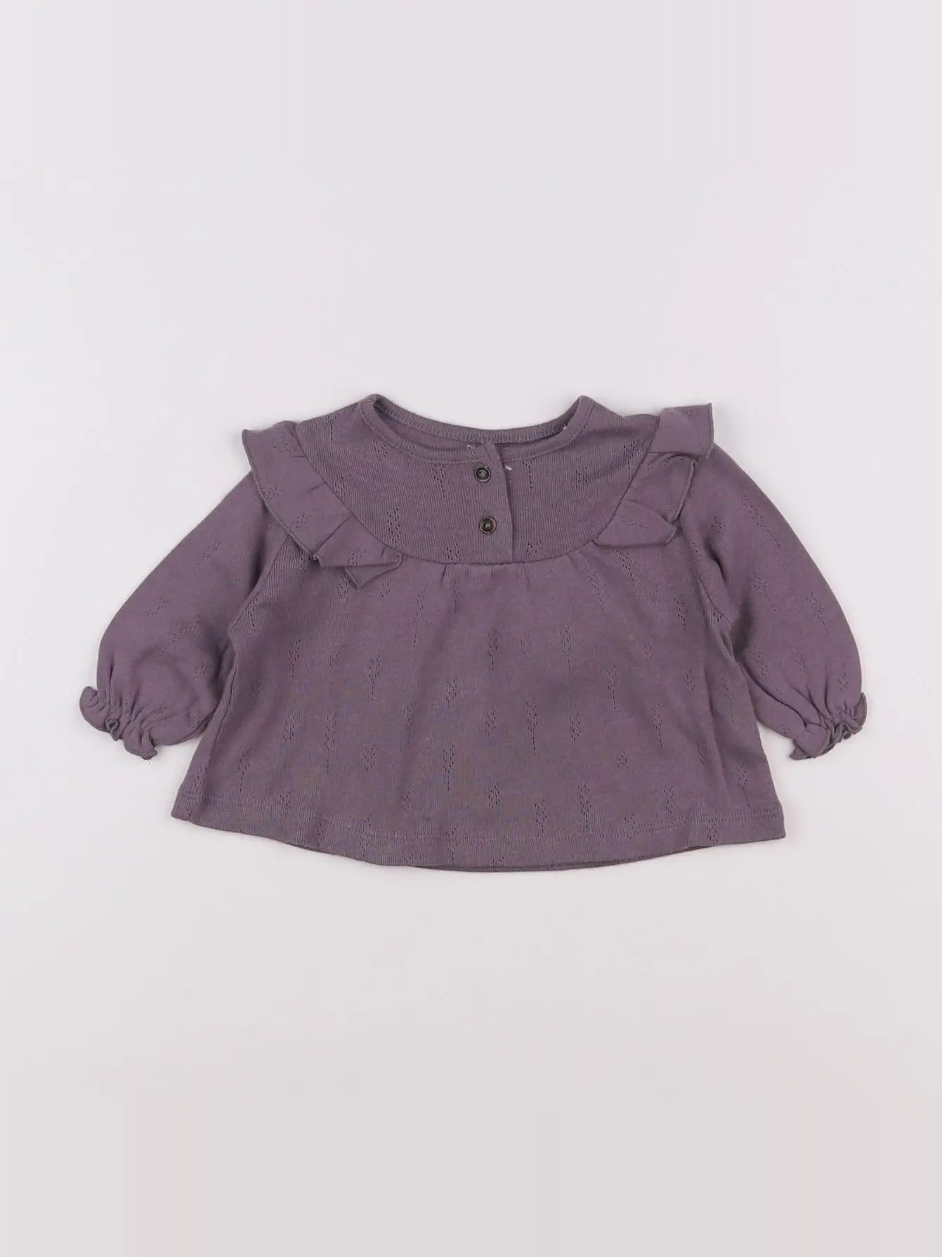 Play Up - tee-shirt violet - 3 mois