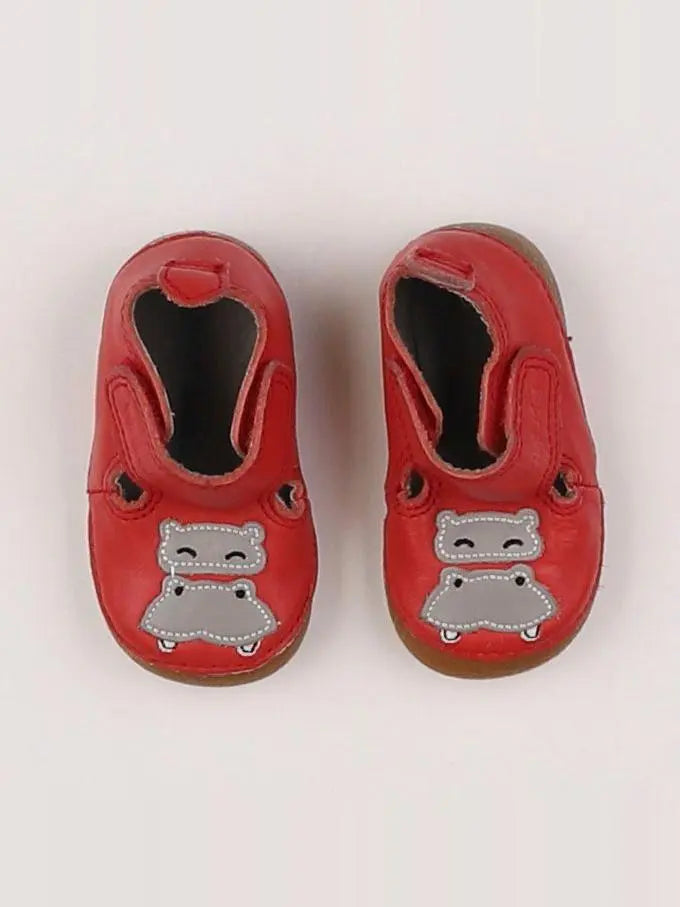 Vertbaudet - bottillons rouge - pointure 16