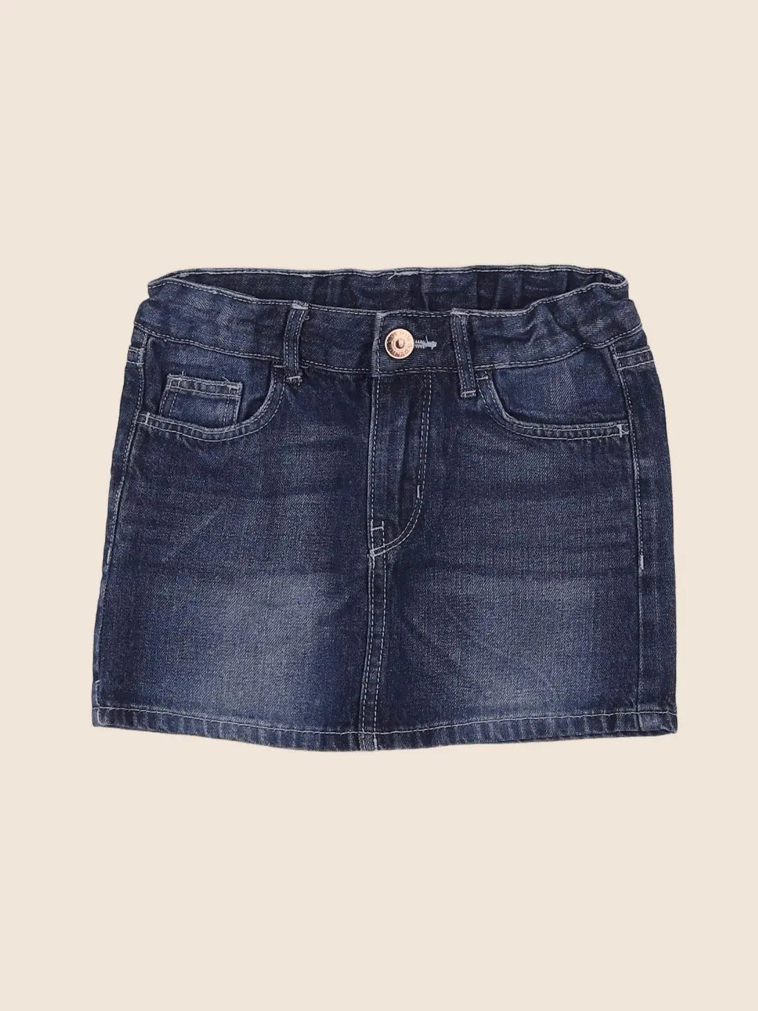 H&M - jupe bleu - 4/5 ans