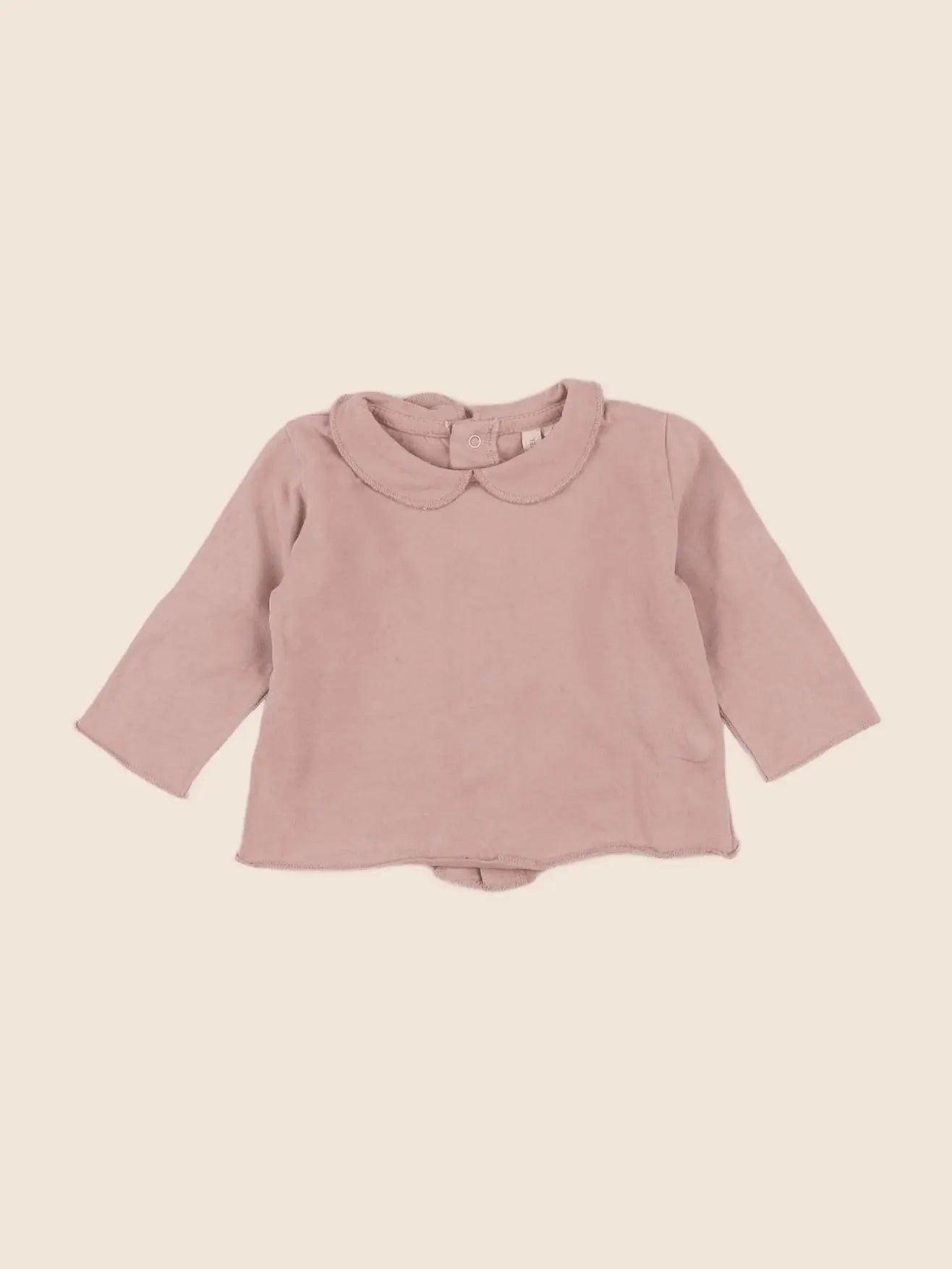 Gray Label - tee-shirt rose - 3/6 mois