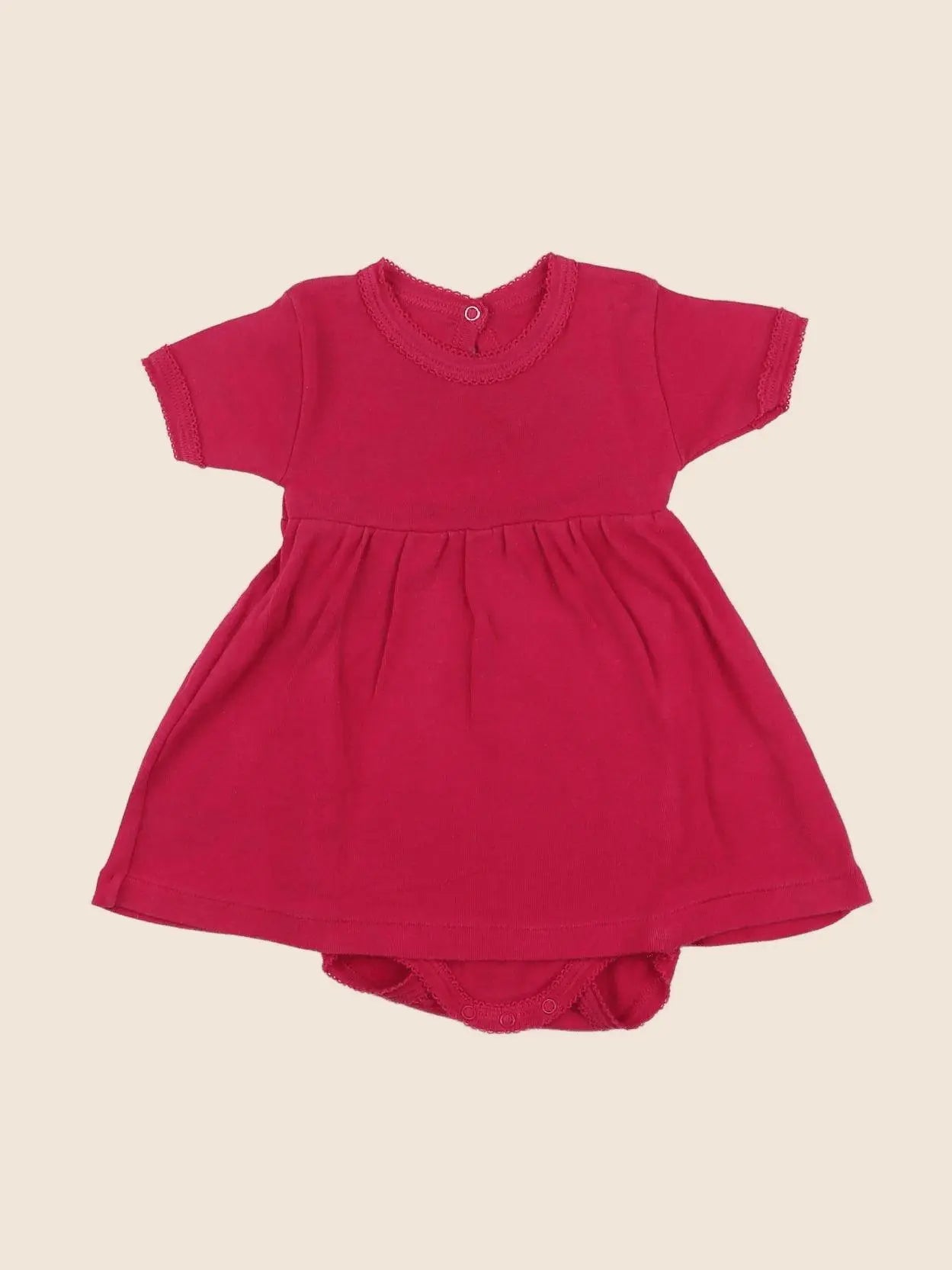 Petit Bateau - robe rose - 6 mois