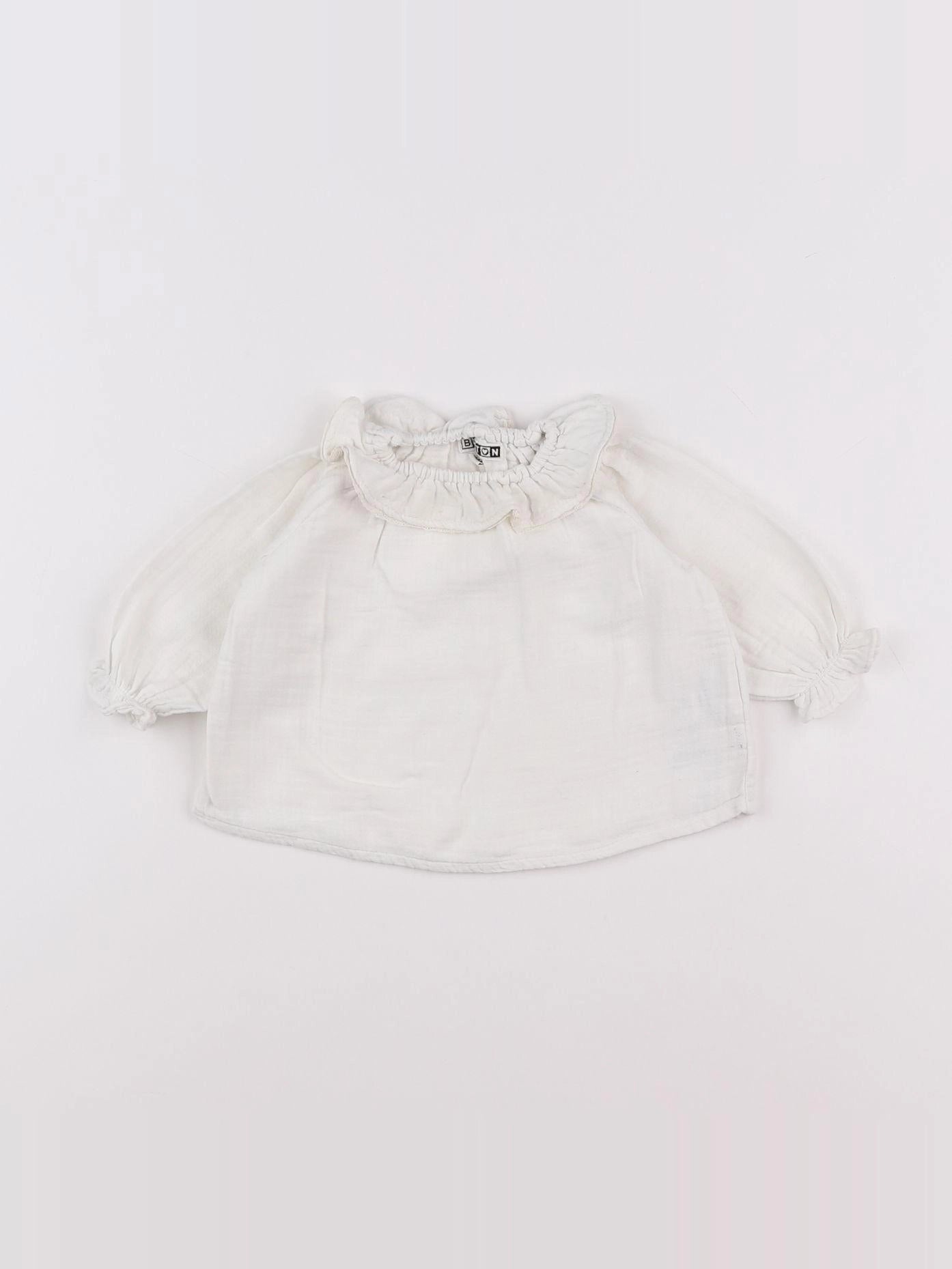 Bonton - blouse blanc - 3 mois