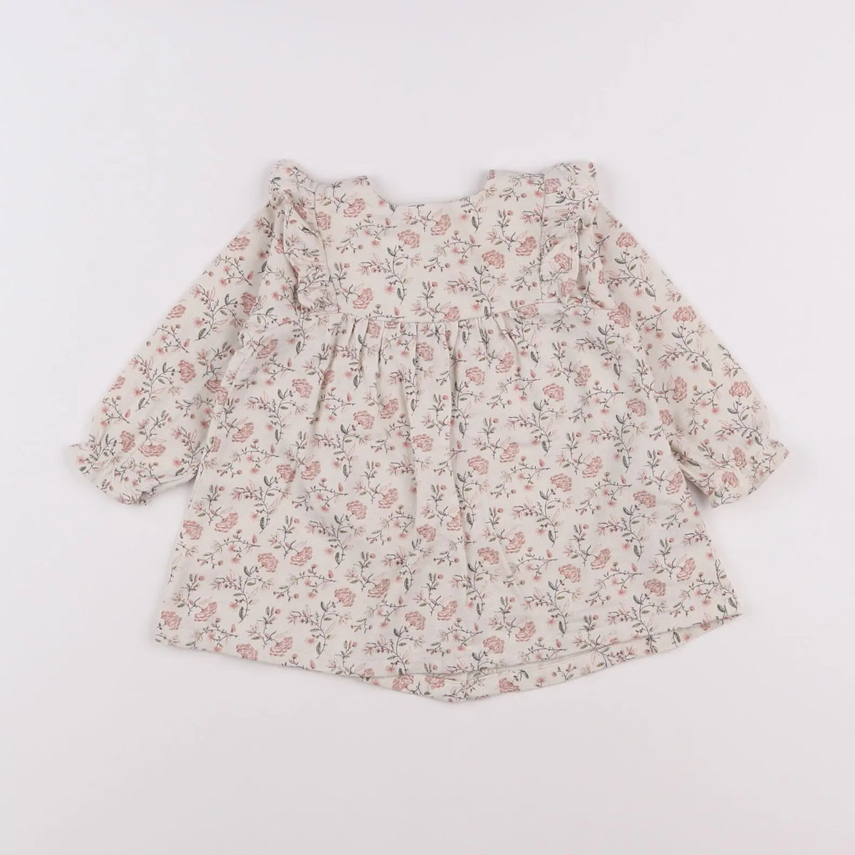 Vertbaudet - robe beige - 6 mois