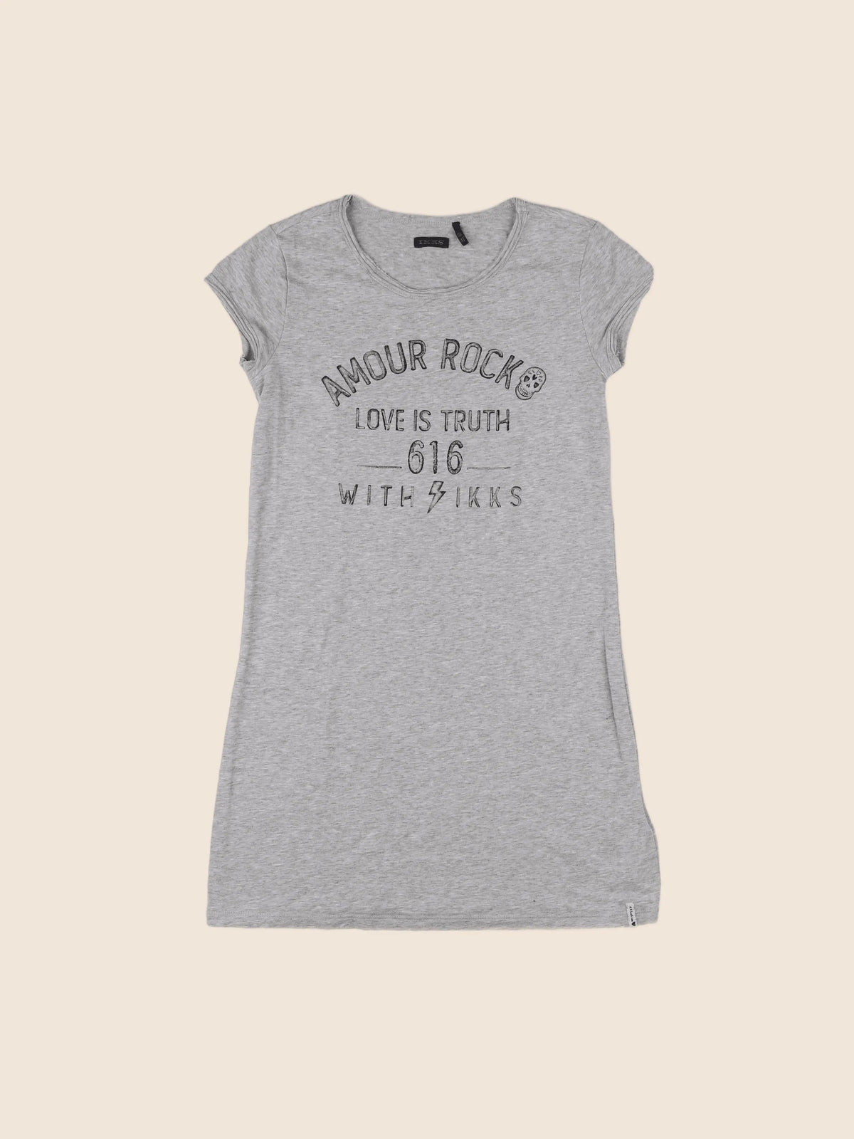 IKKS - robe gris - 10 ans