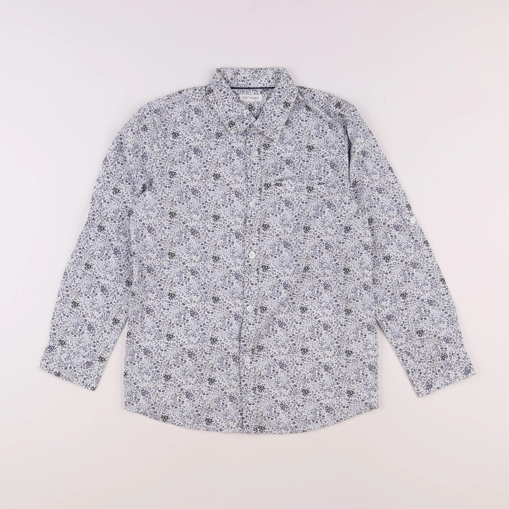 Vertbaudet - chemise bleu - 10 ans