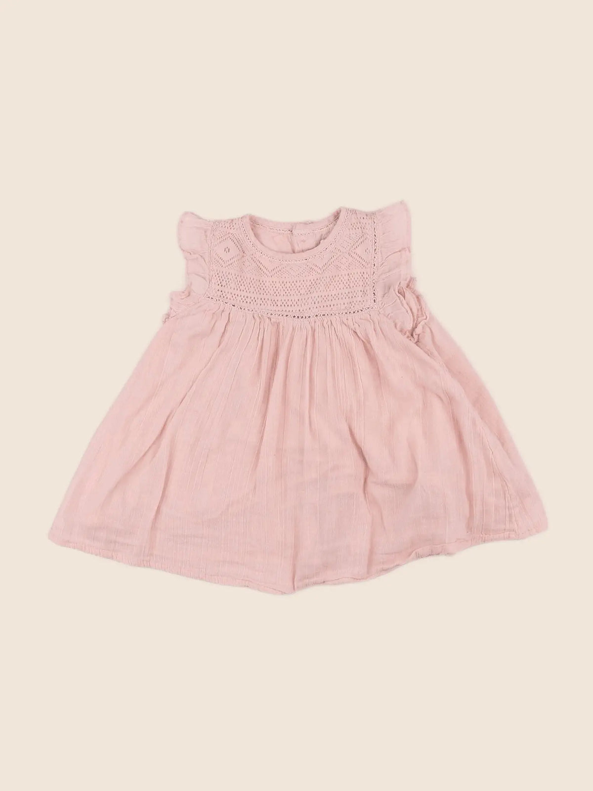 Vertbaudet - robe rose - 9 mois