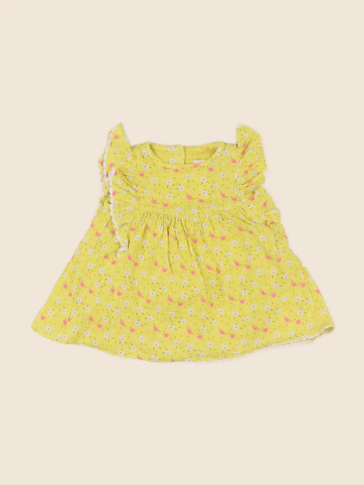 Vertbaudet - robe jaune - 3 mois