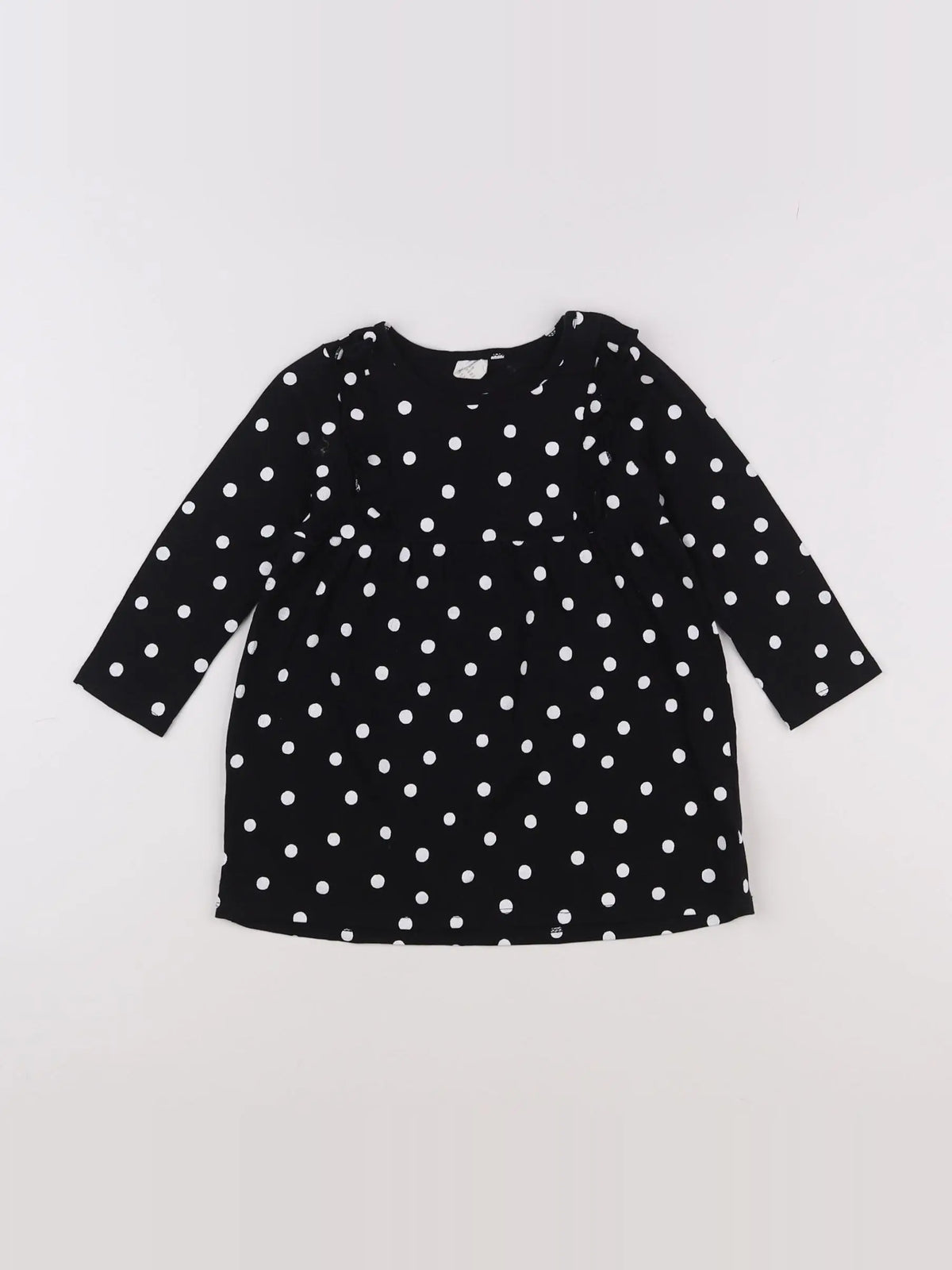 H&M - robe noir - 12/18 mois