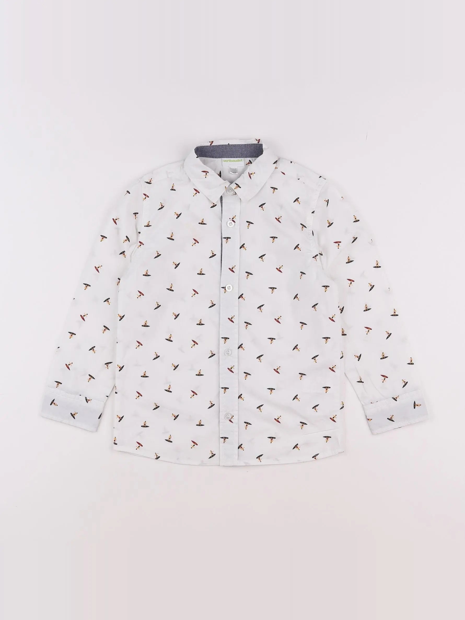 Vertbaudet - chemise blanc - 5 ans