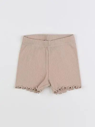 H&M - short beige - 6/9 mois