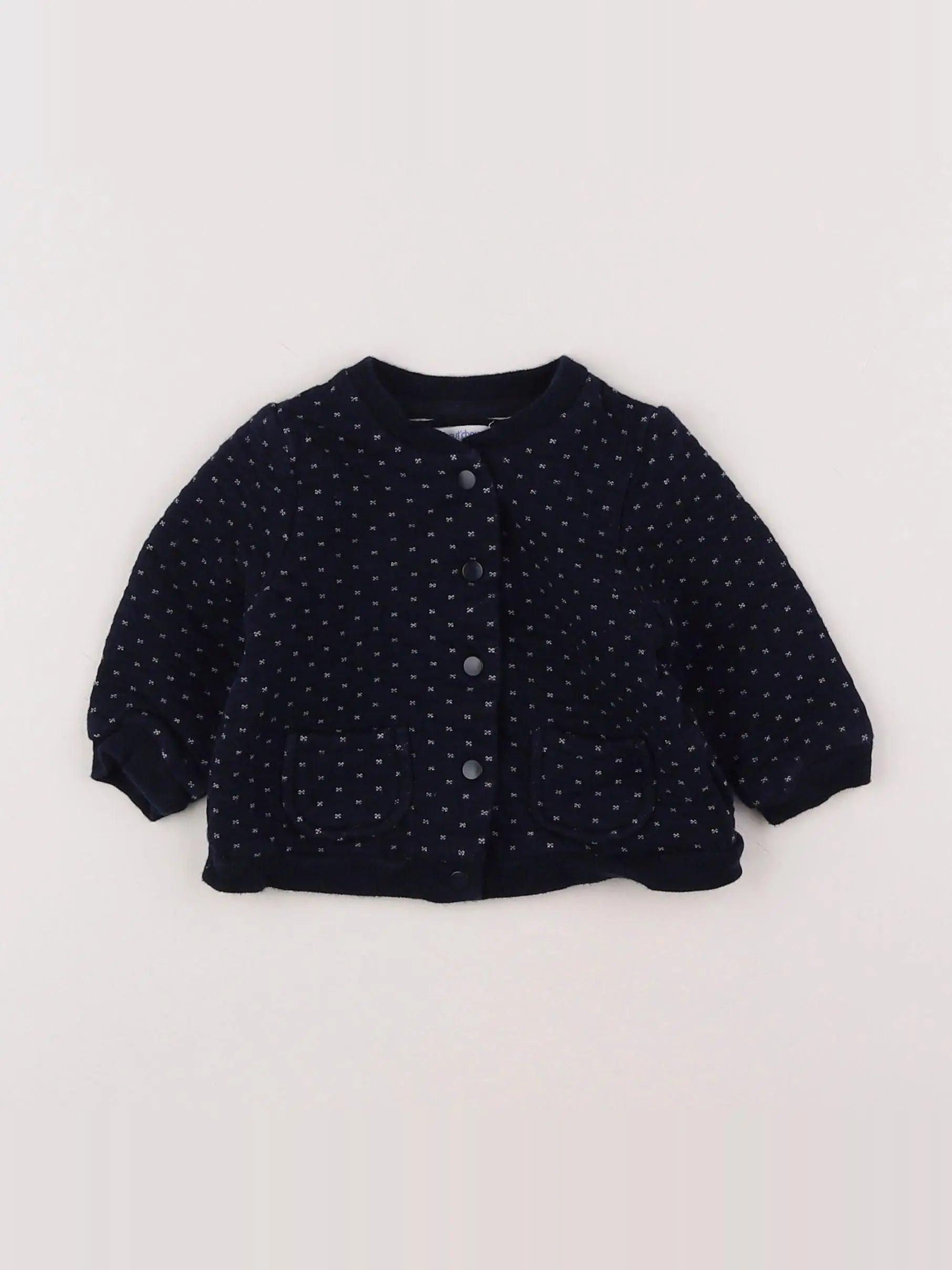 Boutchou - sweat bleu - 6 mois