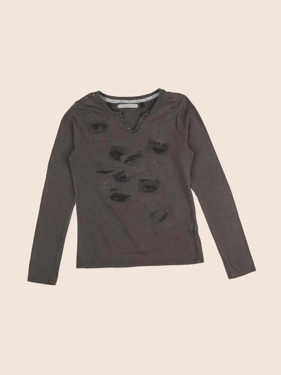 IKKS - tee-shirt marron - 6 ans