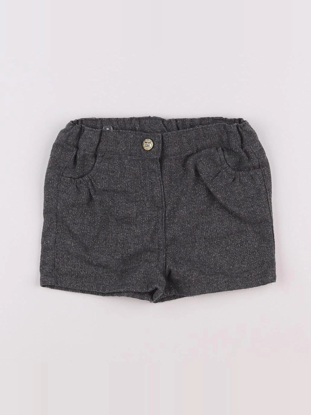 Tape à l'oeil - short gris, or - 2 ans