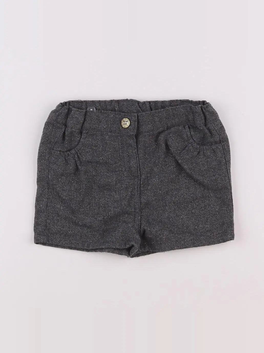 Tape à l'oeil - short gris, or - 2 ans
