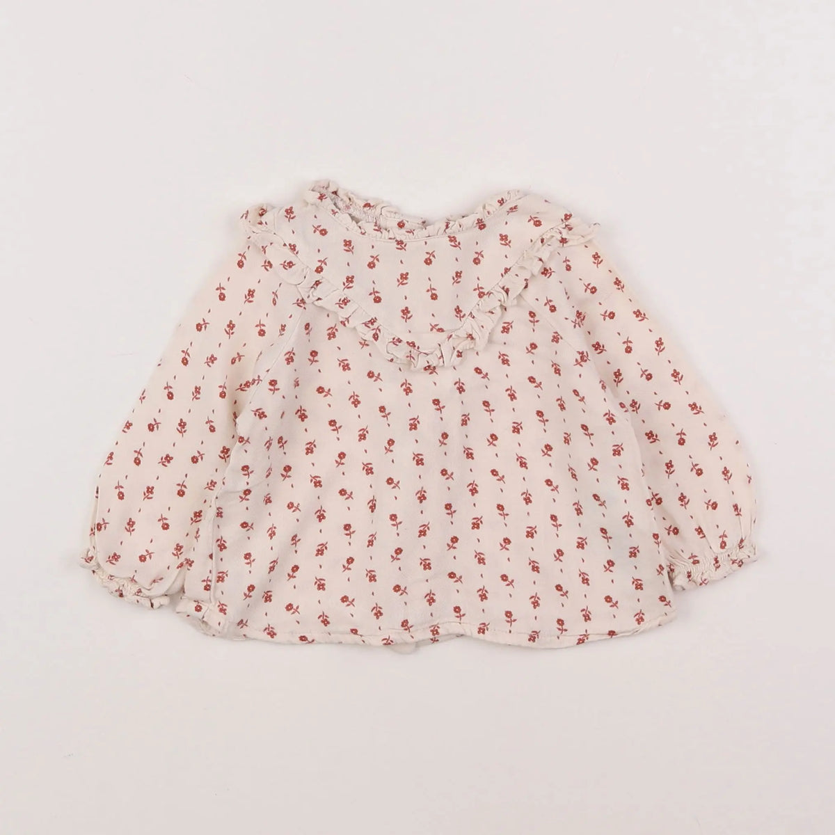 Vertbaudet - blouse beige - 6 mois