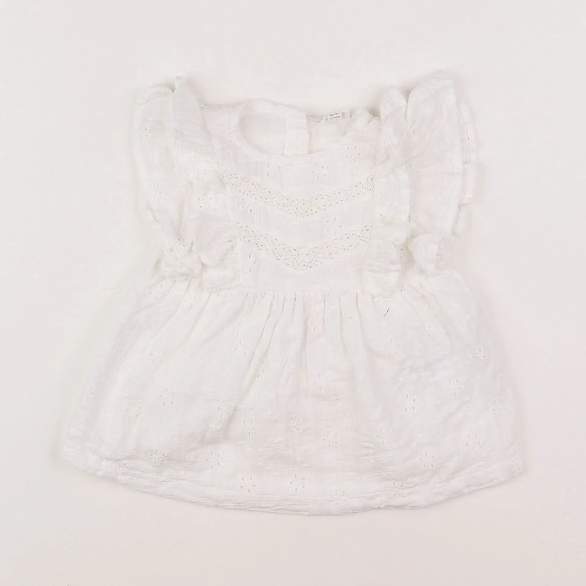 Vertbaudet - robe blanc - 3 mois