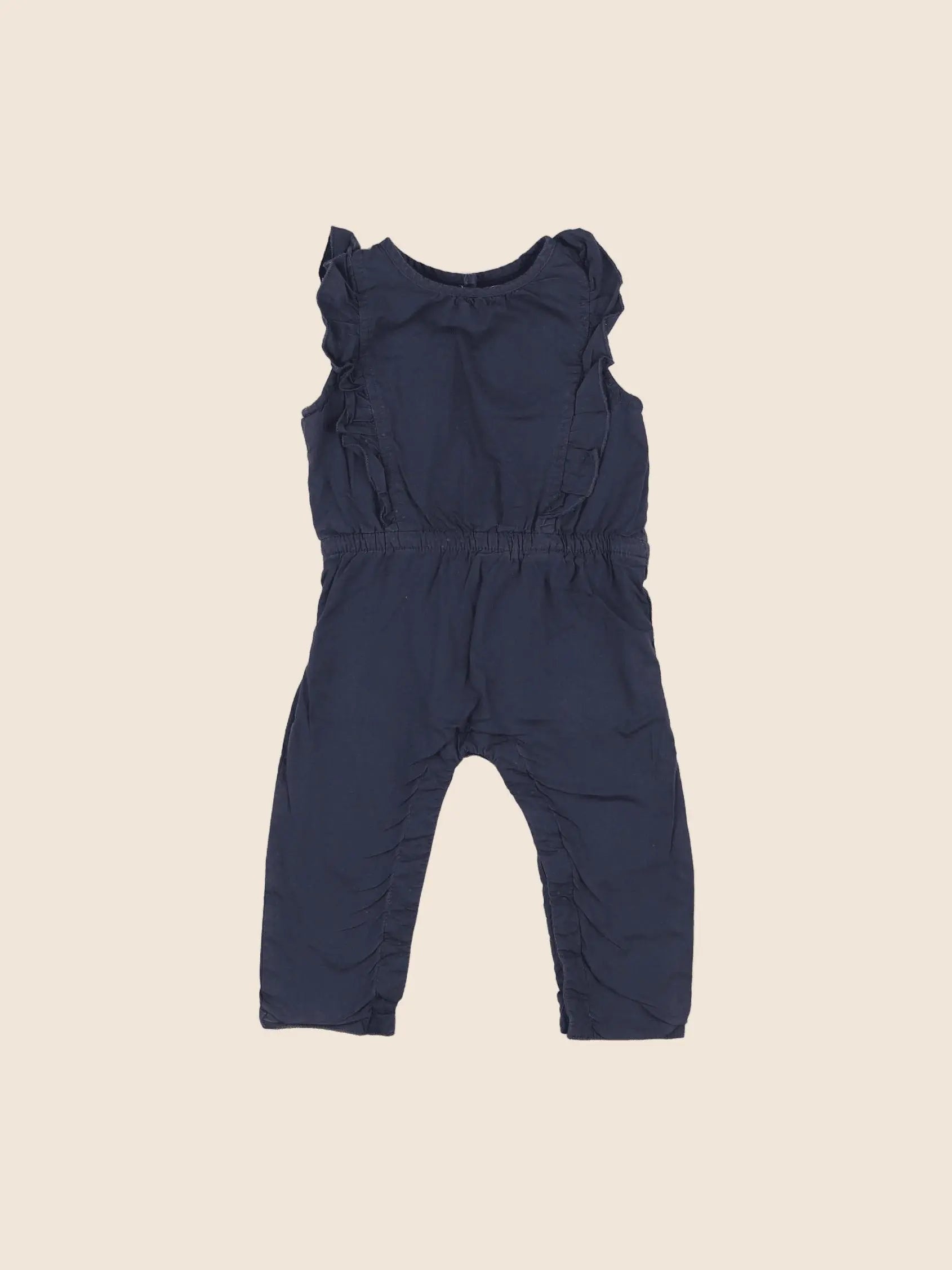 Vertbaudet - combinaison bleu - 6 mois