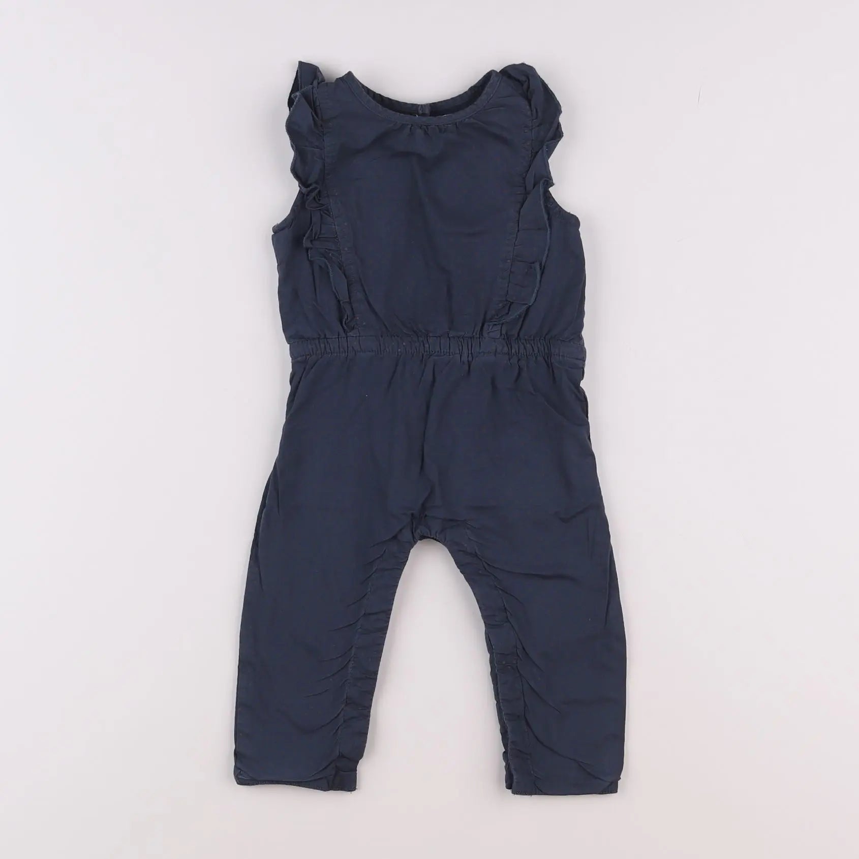 Vertbaudet - combinaison bleu - 6 mois