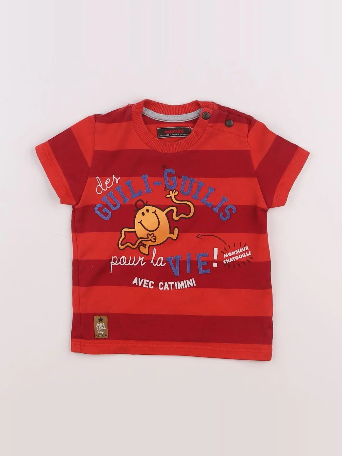 Catimini - tee-shirt rouge - 12 mois