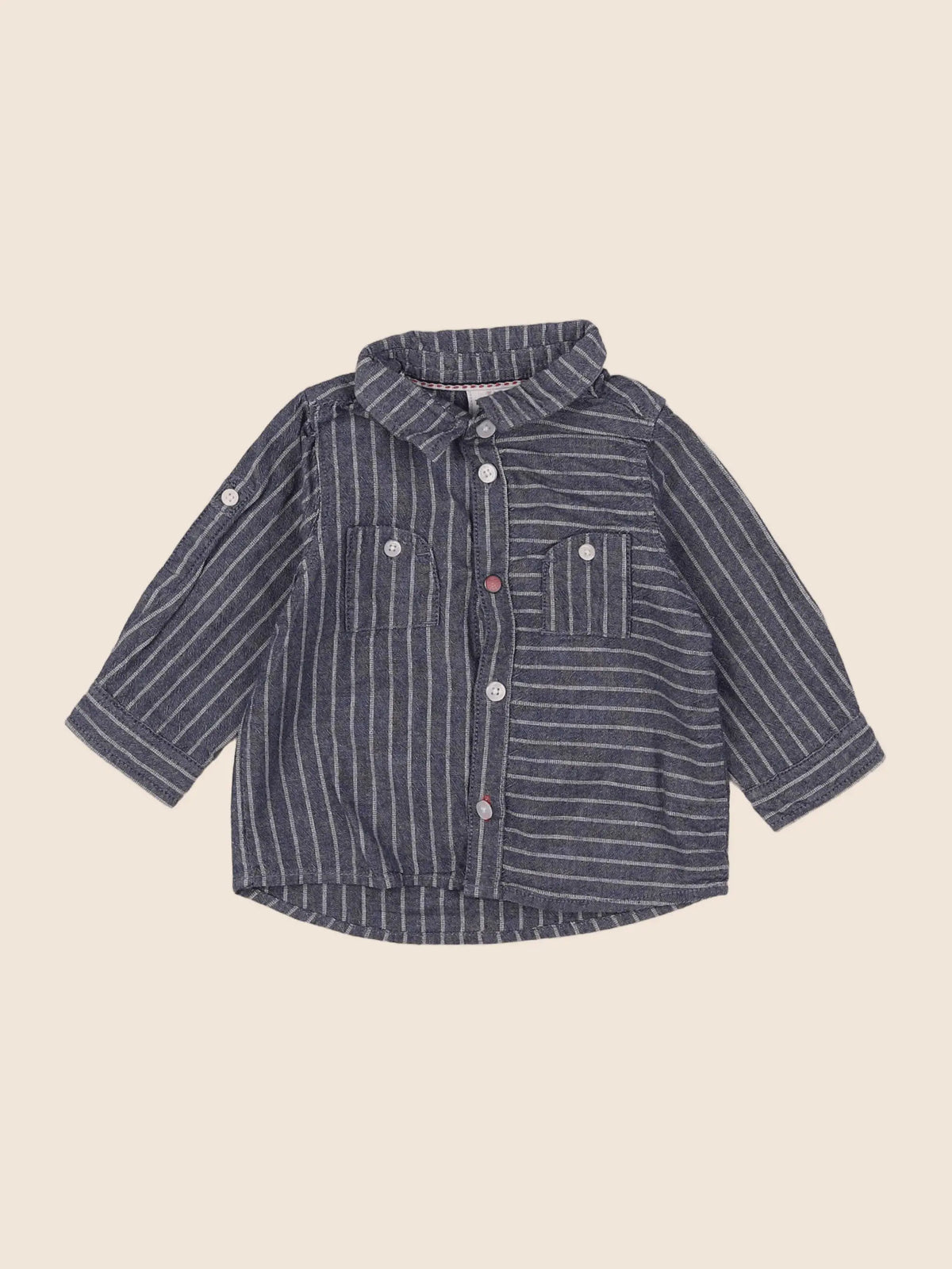 Tape à l'oeil - chemise bleu - 6 mois