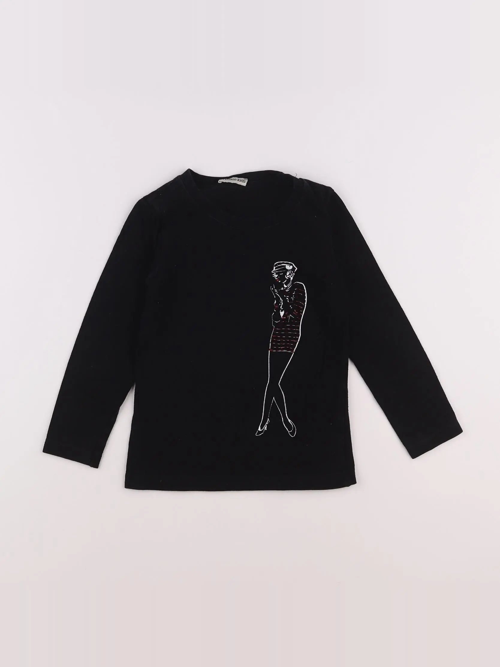 Armor Lux - tee-shirt noir - 2 ans