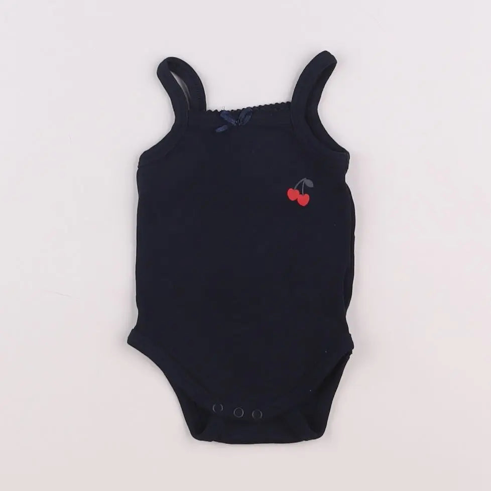 Vertbaudet - body bleu - 3 mois