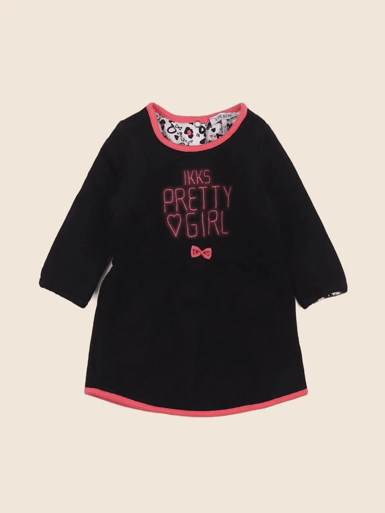 IKKS - robe noir - 6 mois