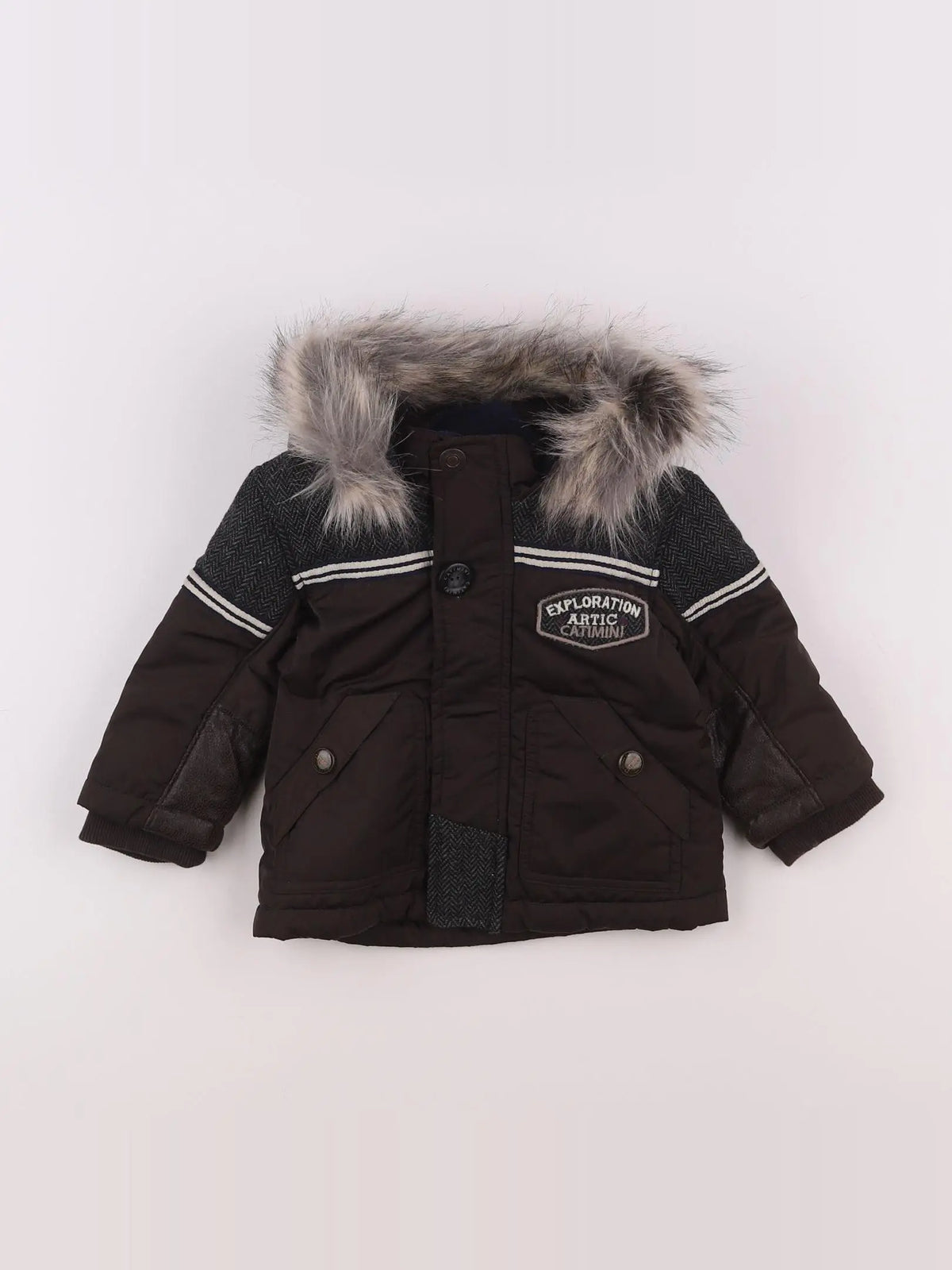 Catimini - parka marron - 6 mois