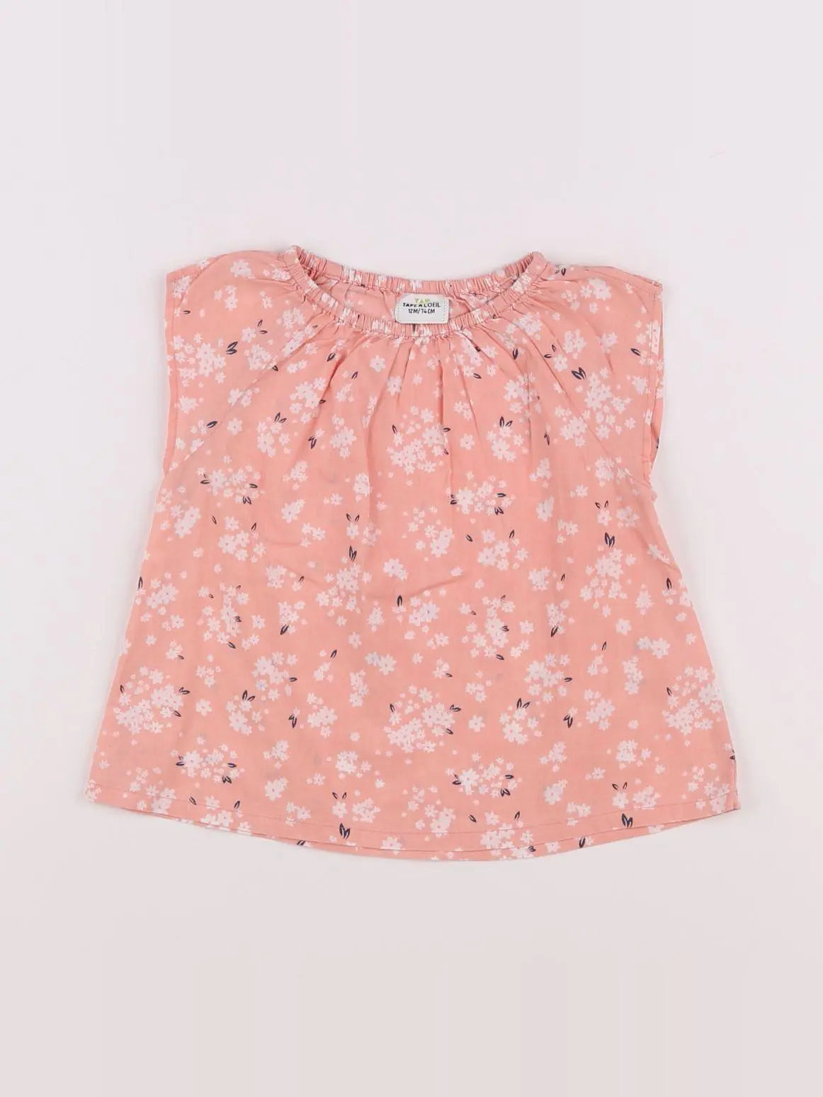 Tape à l'oeil - blouse rose - 12 mois