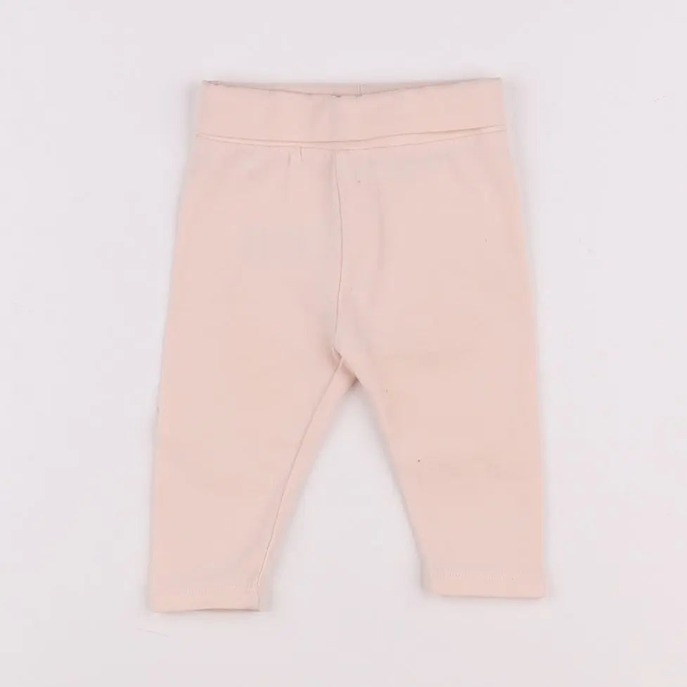 Vertbaudet - legging rose - 3 mois