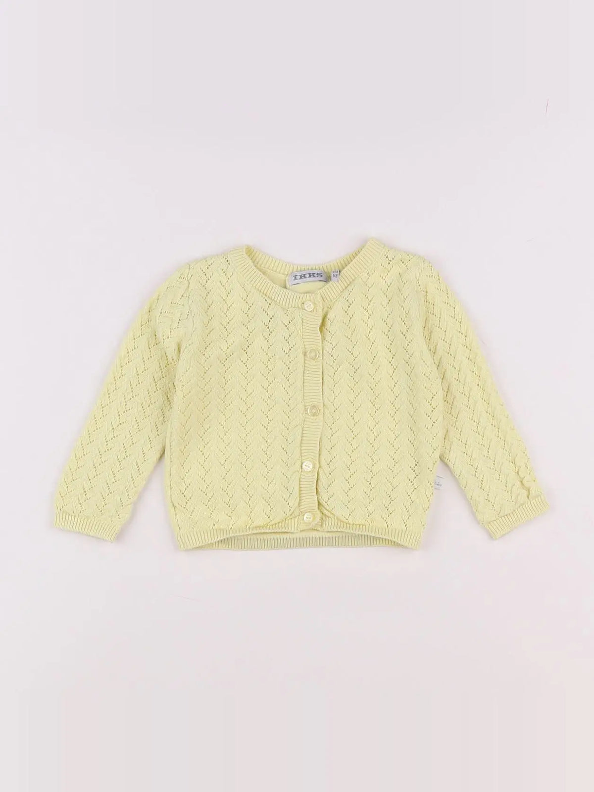 IKKS - gilet jaune - 6 mois
