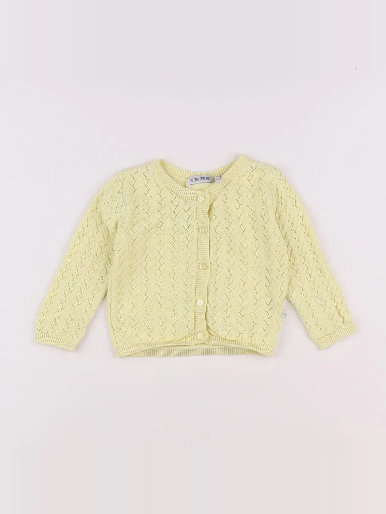 IKKS - gilet jaune - 6 mois