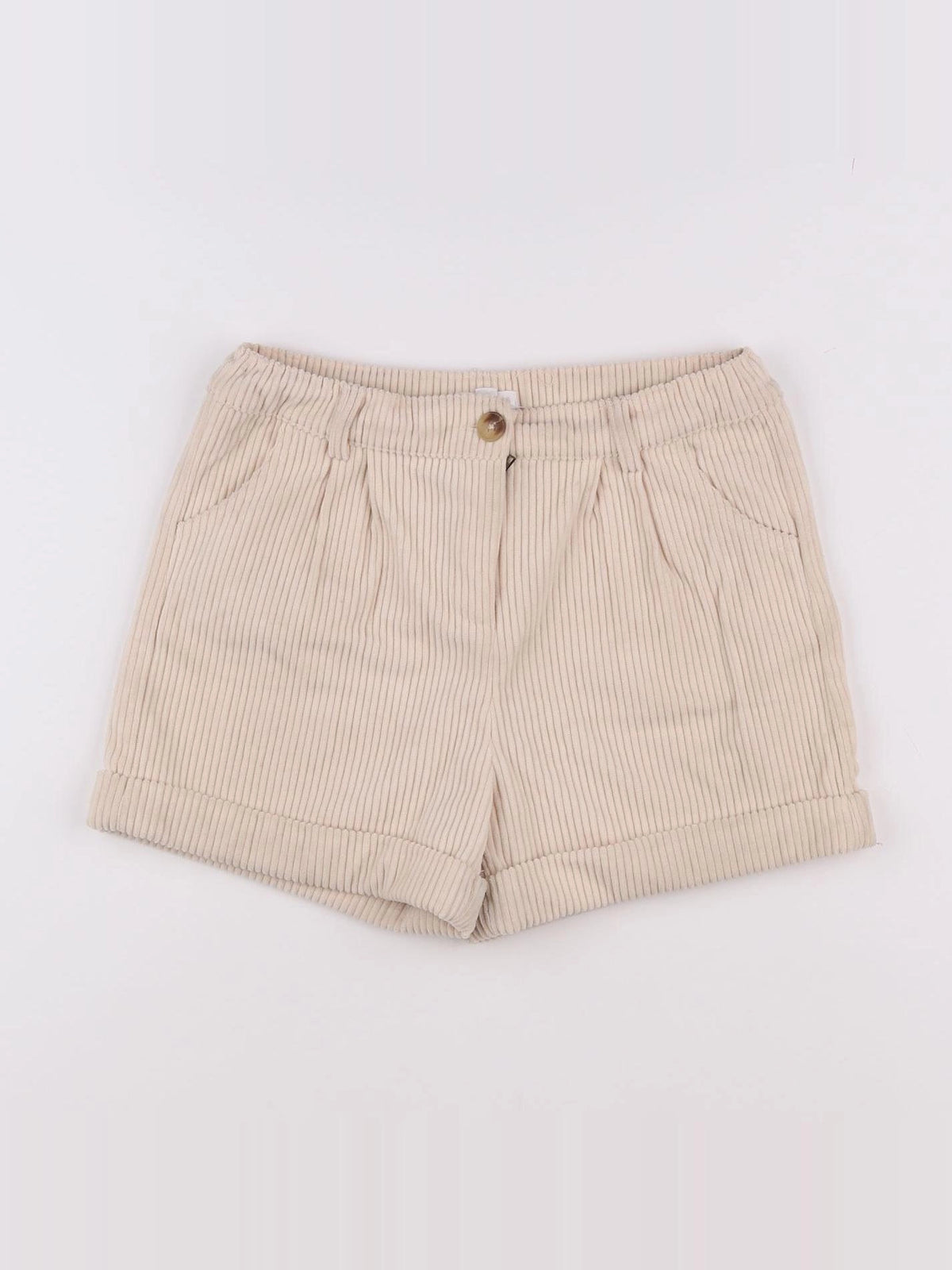 Vertbaudet - short beige - 9 ans