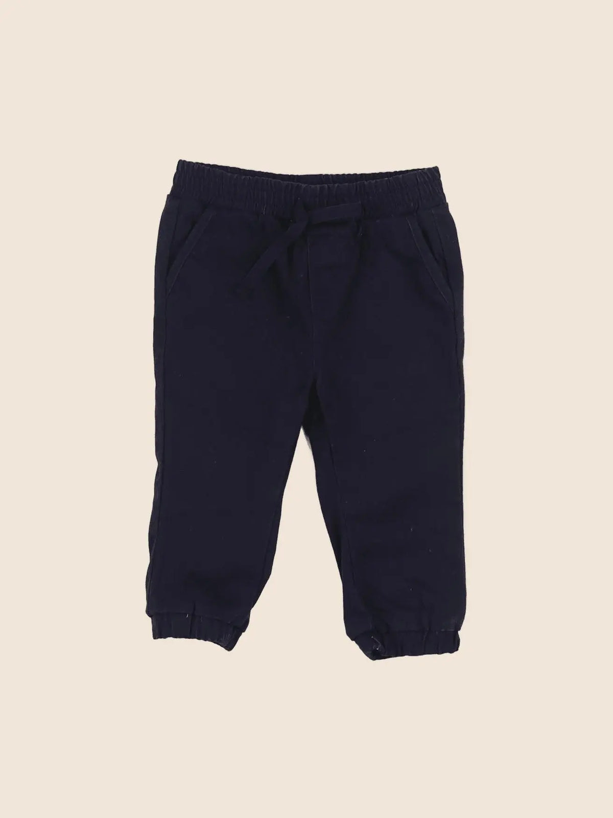 Vertbaudet - pantalon bleu - 12 mois