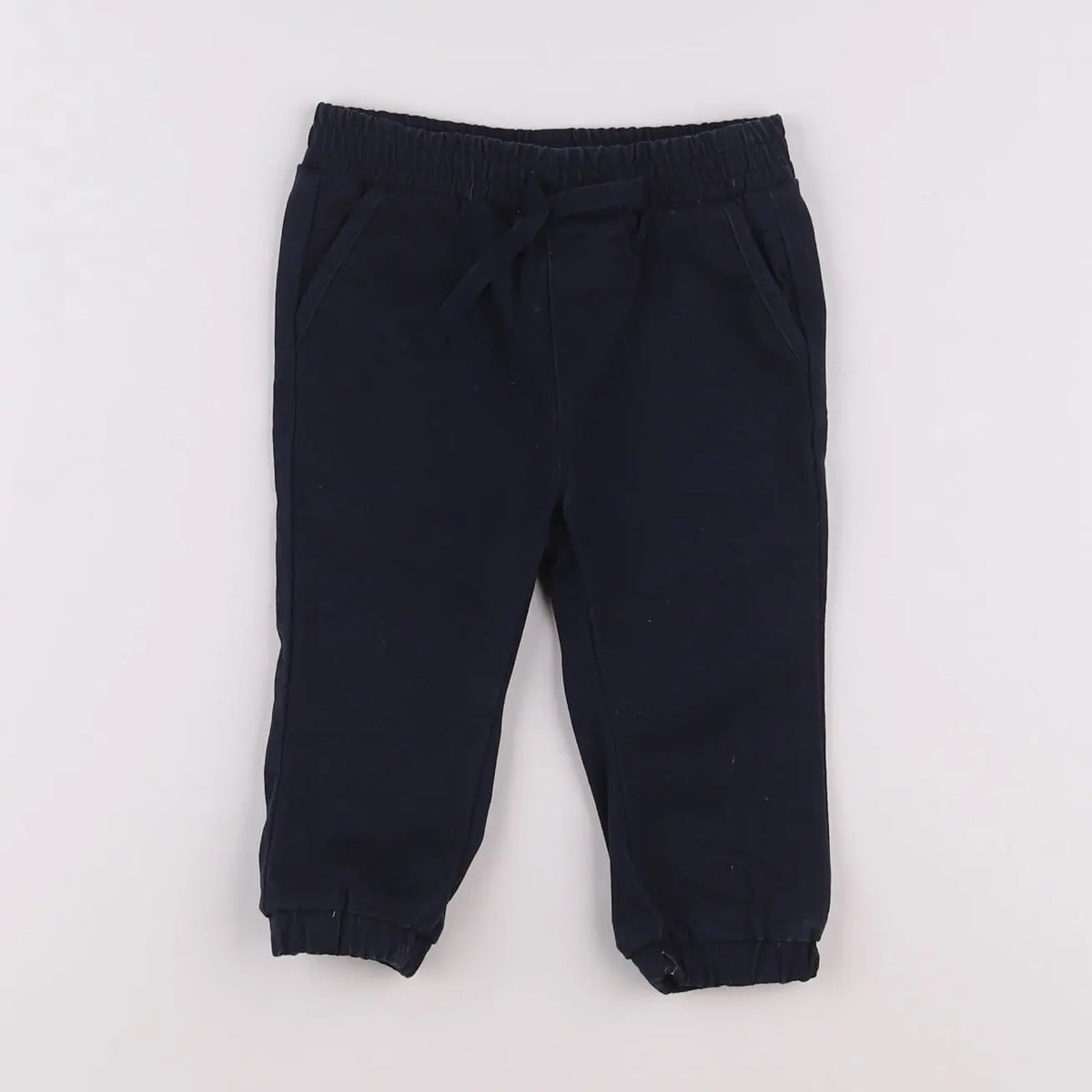 Vertbaudet - pantalon bleu - 12 mois