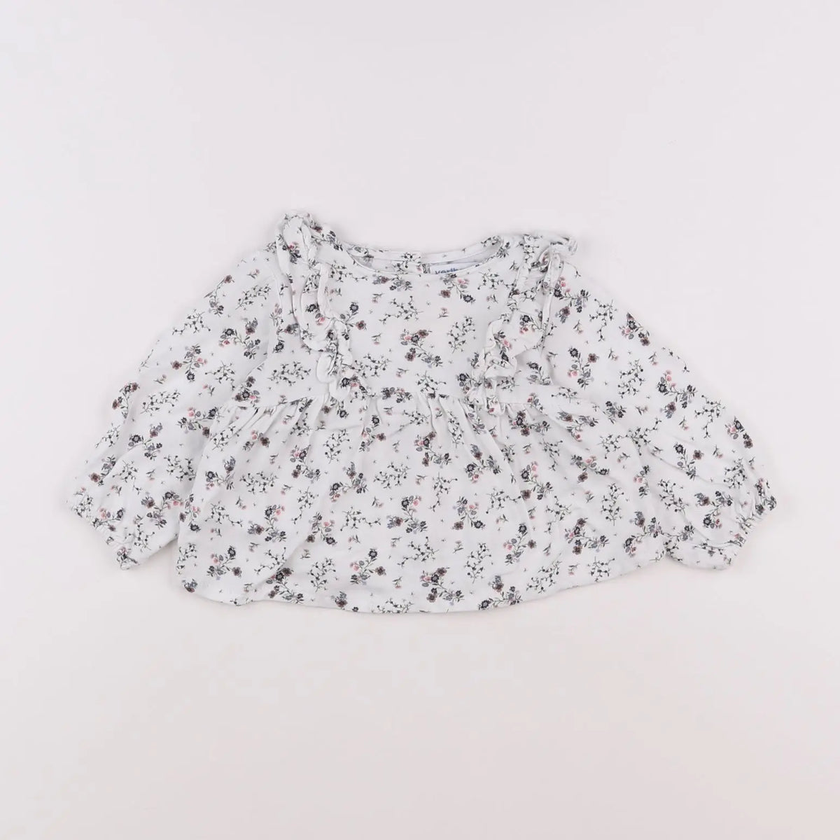 Vertbaudet - blouse blanc - 6 mois