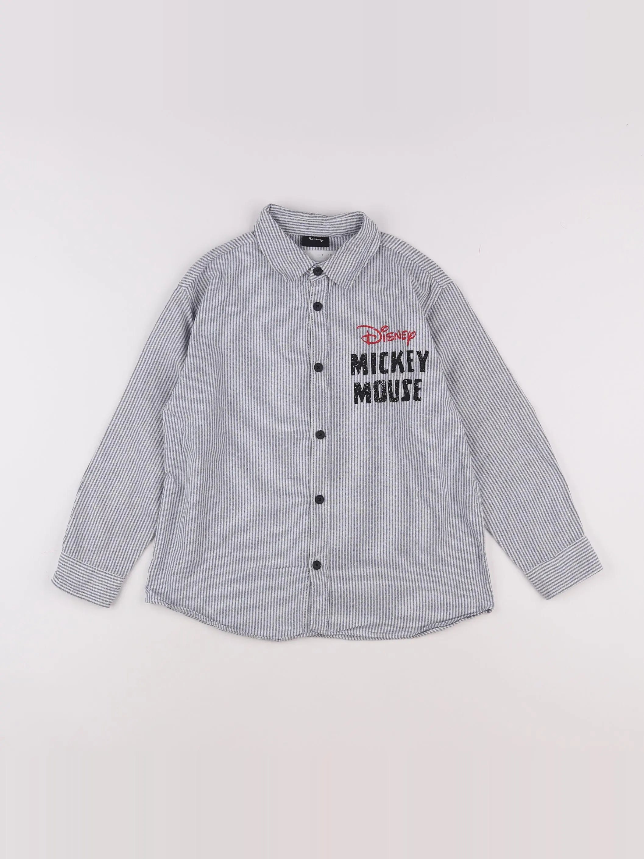 Zara - chemise imprimé au dos blanc, bleu - 7 ans