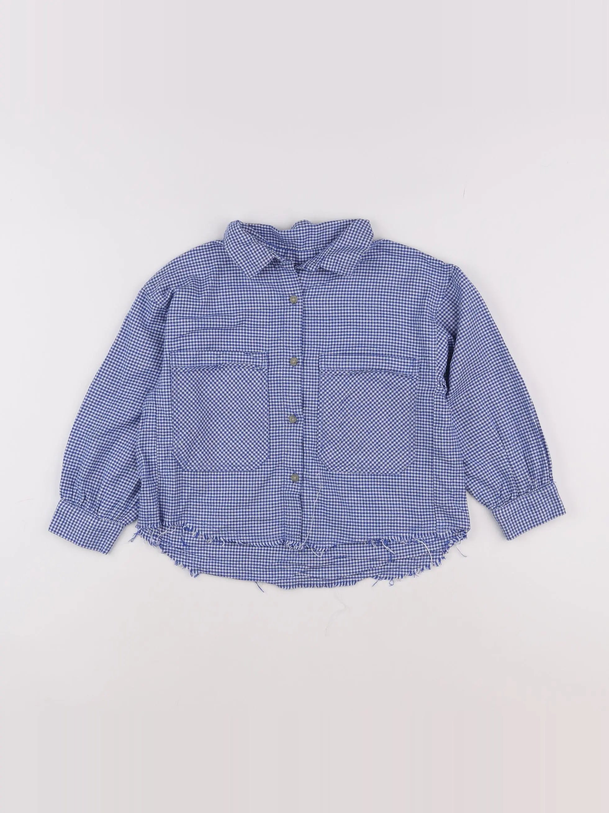 Zara - chemise blanc, bleu - 6 ans