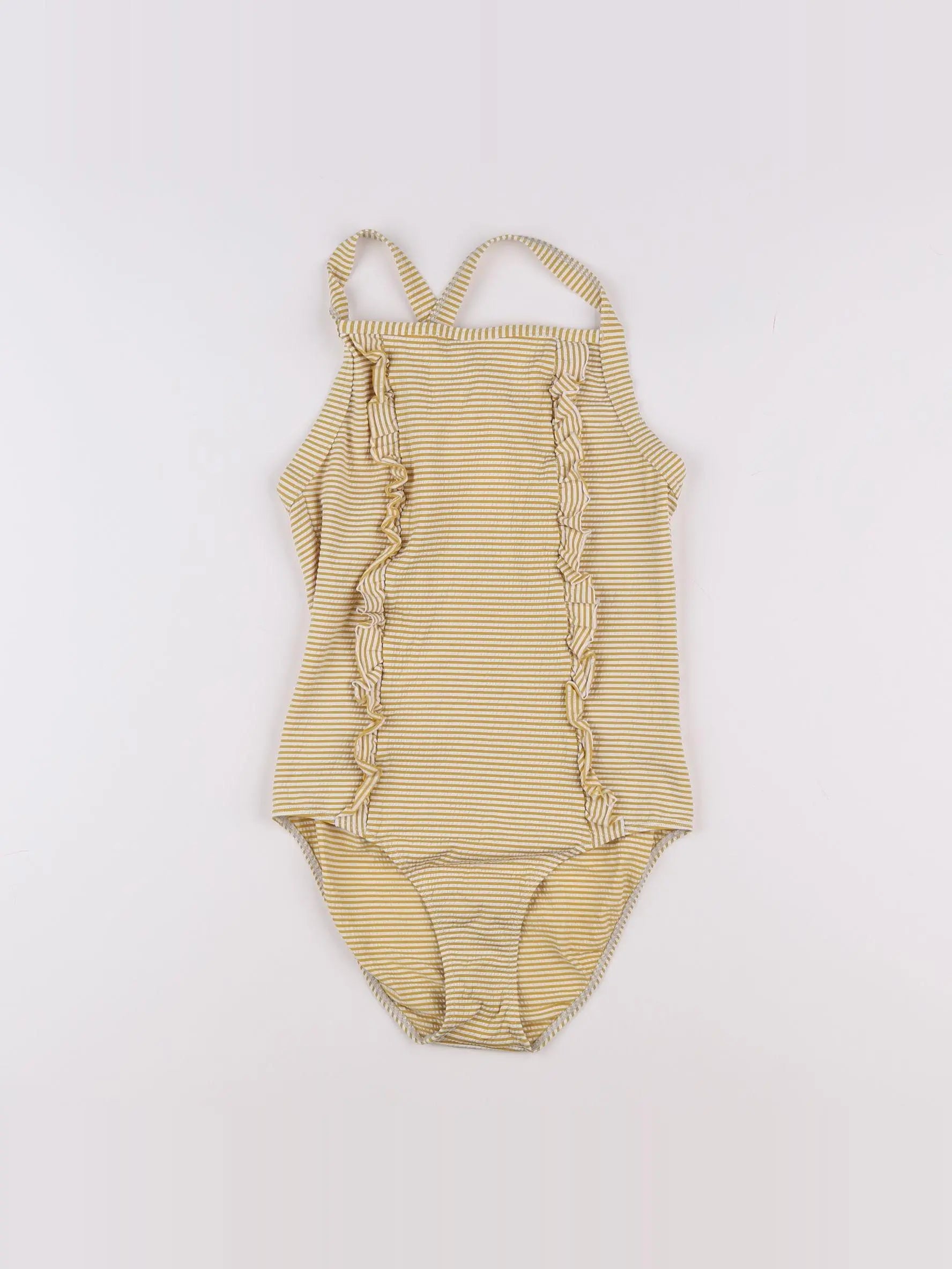Petit Bateau - maillot de bain beige, jaune - 12 ans