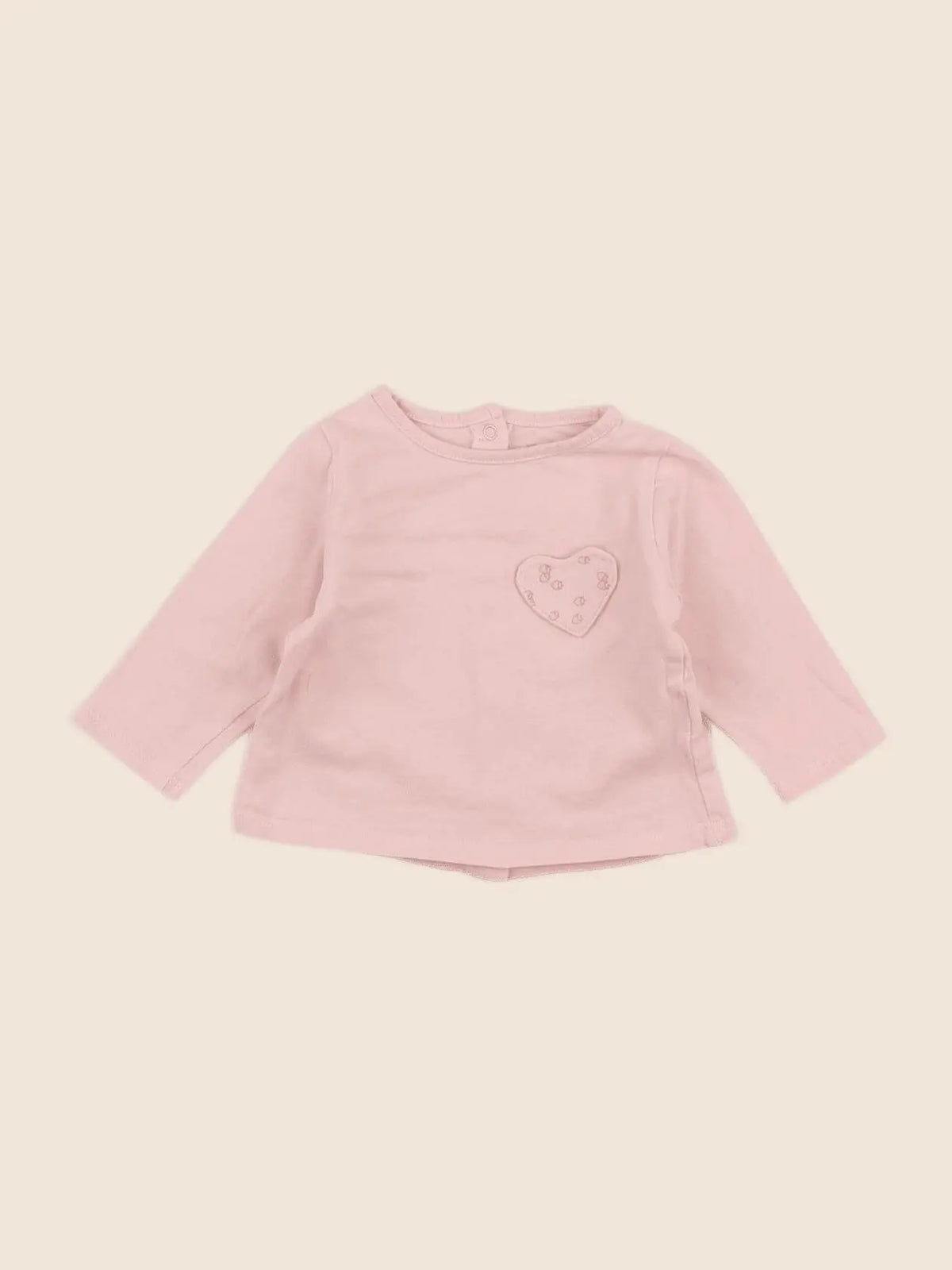 Vertbaudet - tee-shirt rose - 3 mois