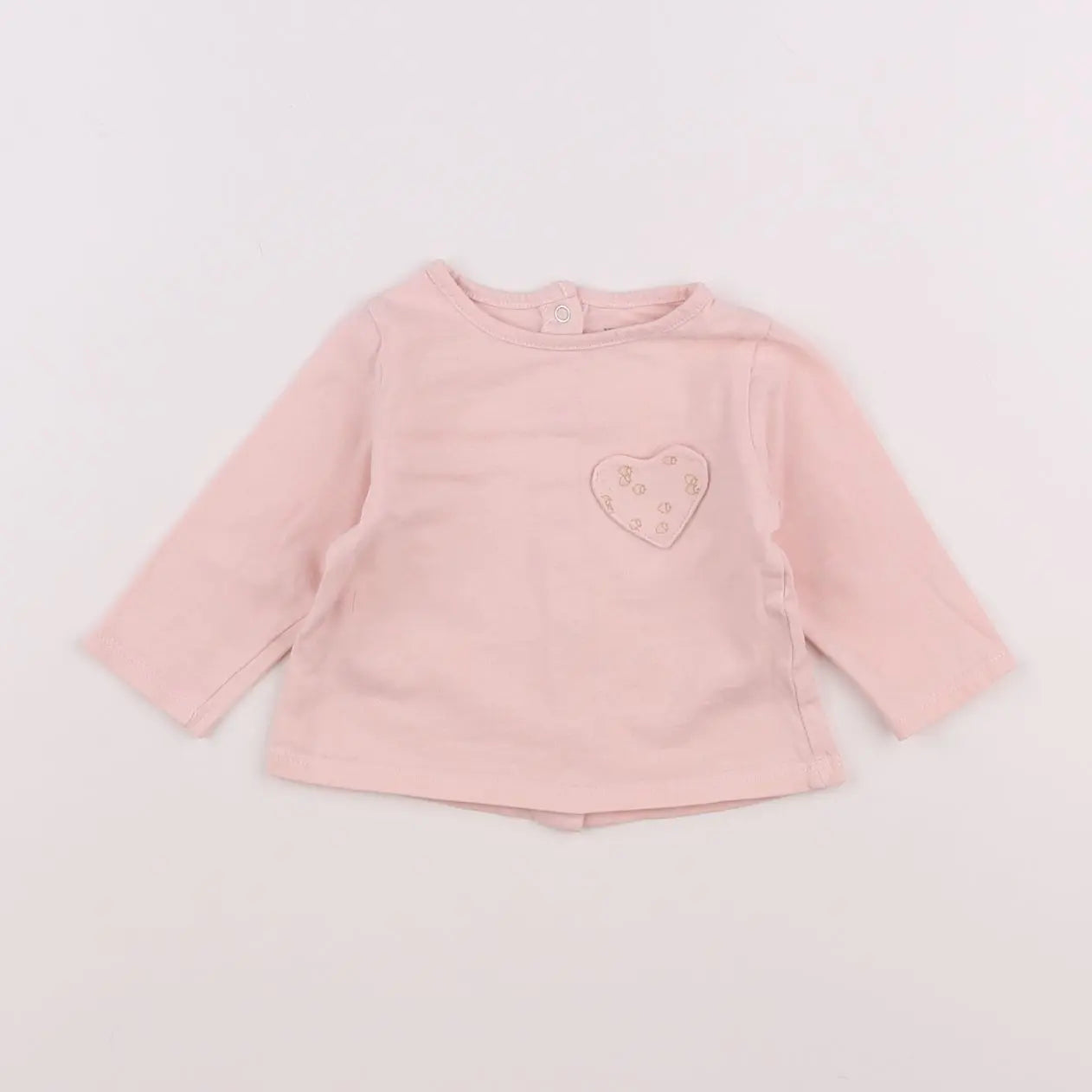 Vertbaudet - tee-shirt rose - 3 mois