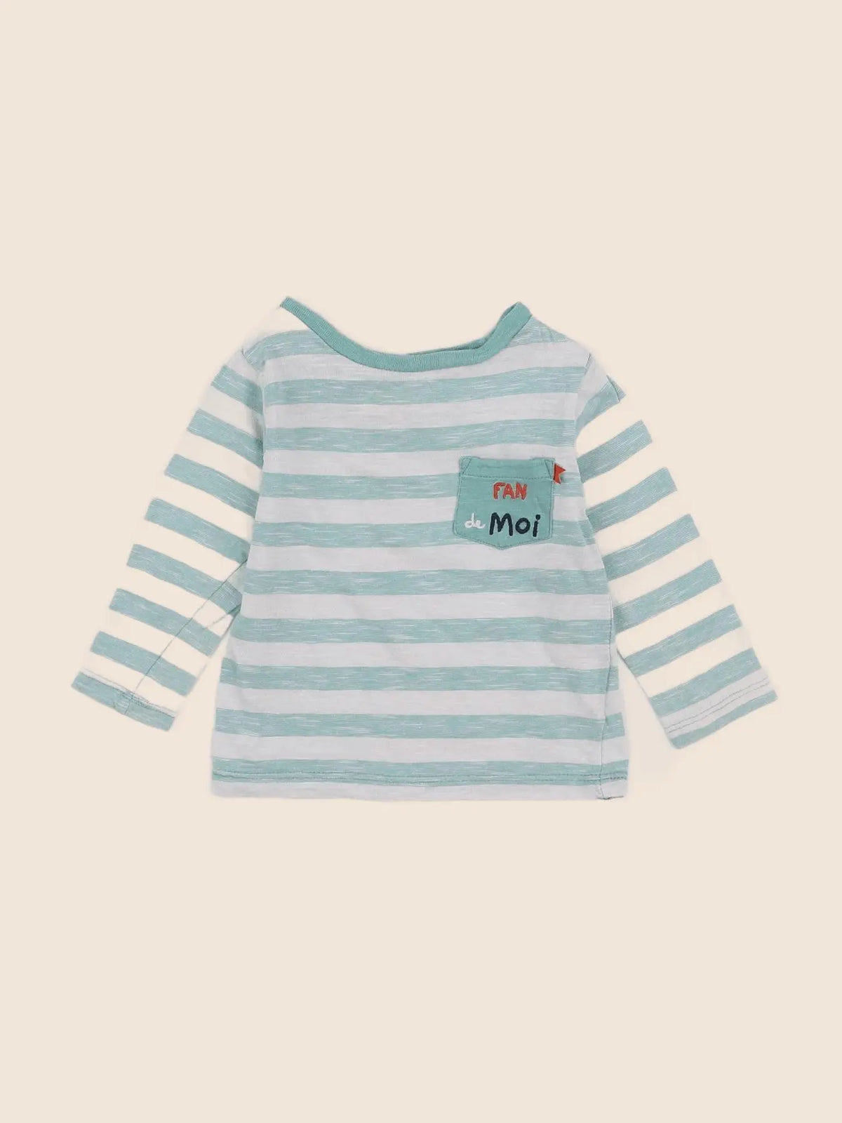 Cadet Rousselle - tee-shirt beige, vert - 6 mois
