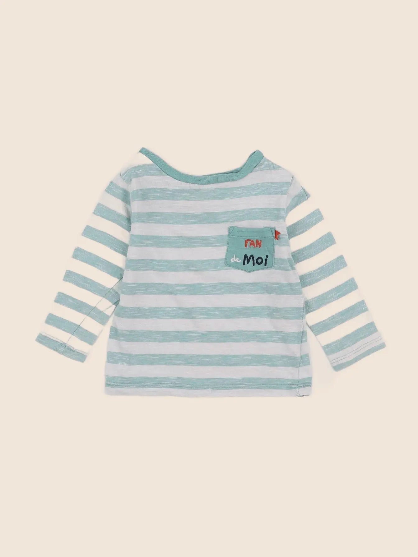Cadet Rousselle - tee-shirt beige, vert - 6 mois