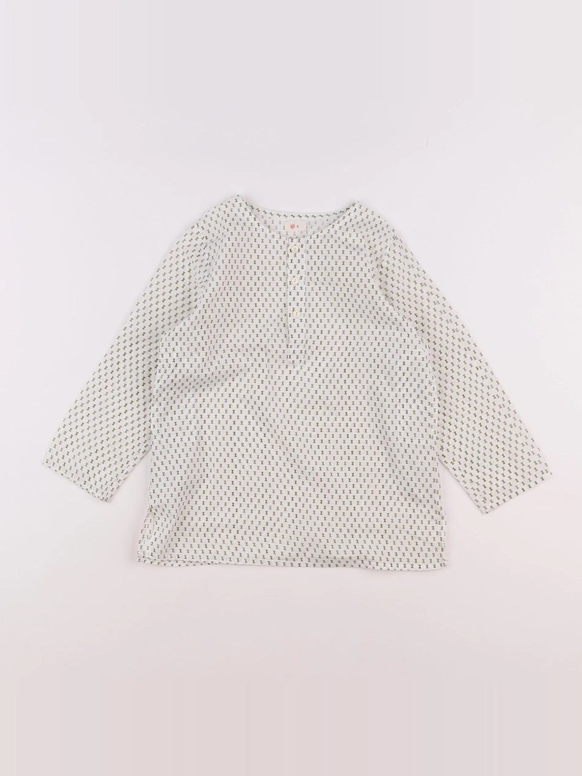 Sunchild - chemise blanc, vert - 4 ans