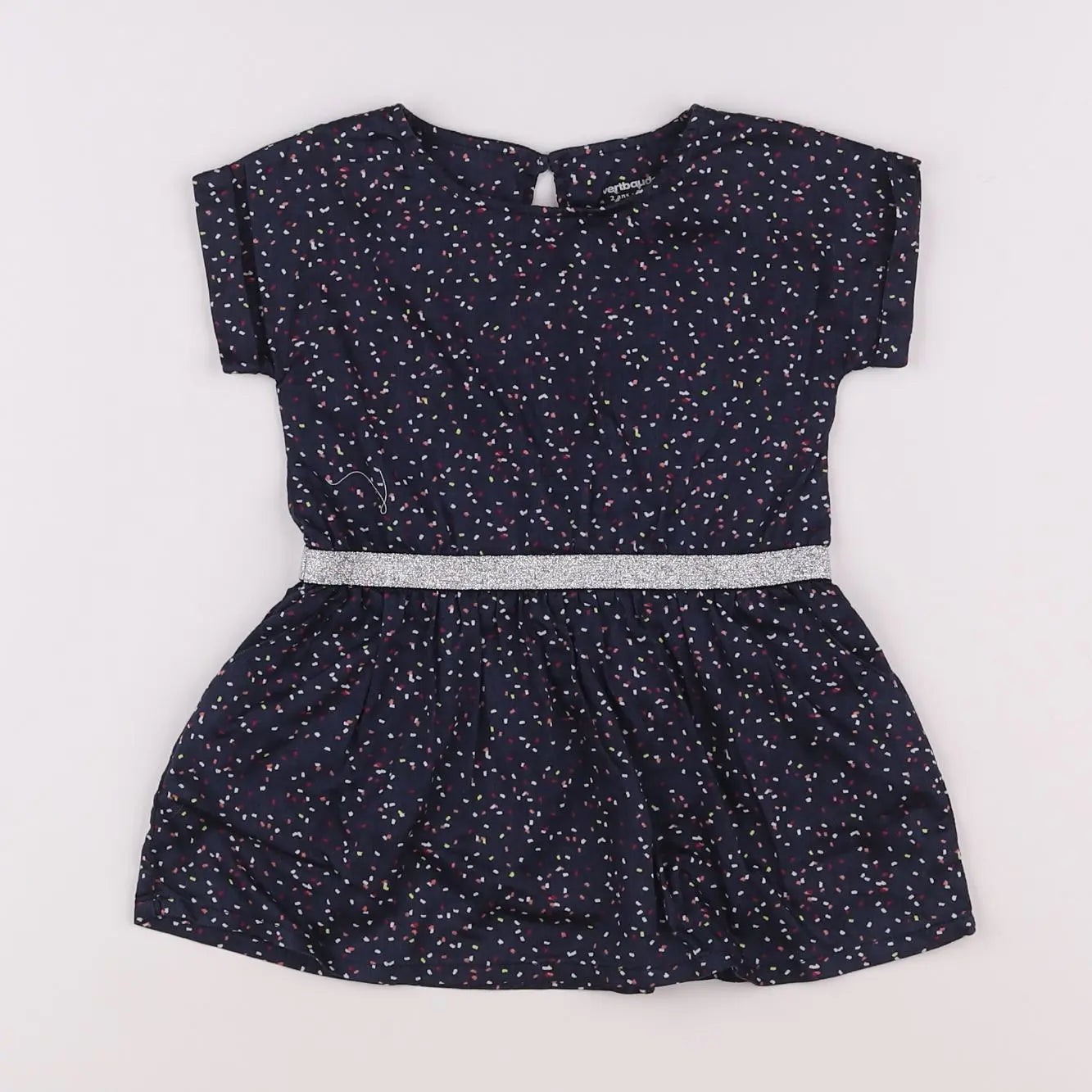 Vertbaudet - robe bleu - 2 ans