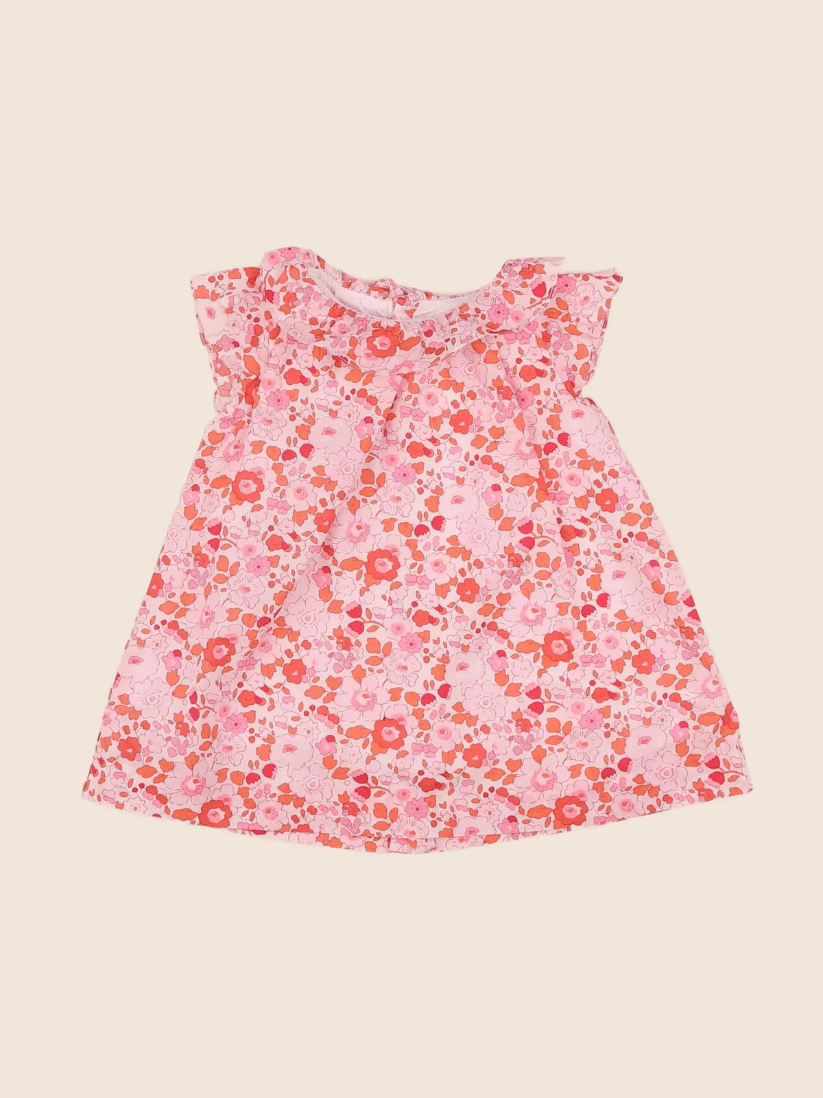 Jacadi - robe liberty multicolore - 6 mois